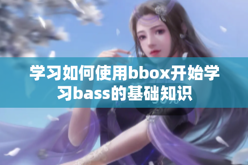 學(xué)習(xí)如何使用bbox開始學(xué)習(xí)bass的基礎(chǔ)知識