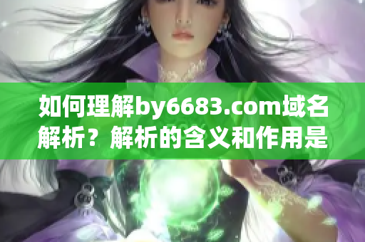 如何理解by6683.com域名解析？解析的含義和作用是什么？(1)