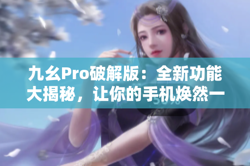 九幺Pro破解版：全新功能大揭秘，讓你的手機煥然一新