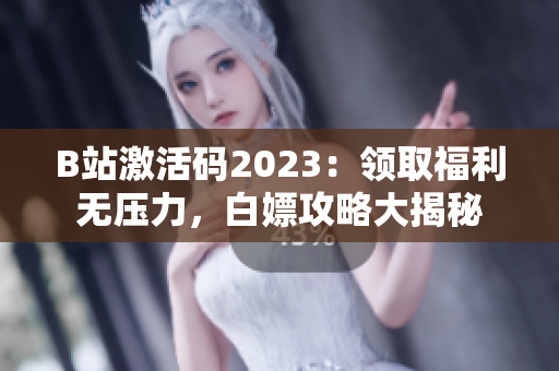 B站激活碼2023：領(lǐng)取福利無(wú)壓力，白嫖攻略大揭秘