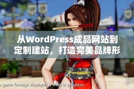 從WordPress成品網(wǎng)站到定制建站，打造完美品牌形象