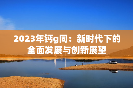 2023年鈣g同：新時代下的全面發(fā)展與創(chuàng)新展望