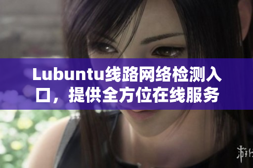 Lubuntu線路網(wǎng)絡(luò)檢測入口，提供全方位在線服務(wù)