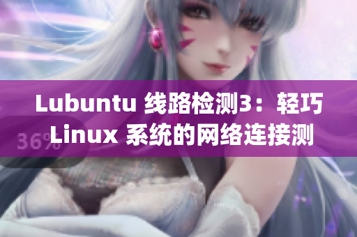 Lubuntu 線路檢測3：輕巧 Linux 系統(tǒng)的網(wǎng)絡(luò)連接測試(1)