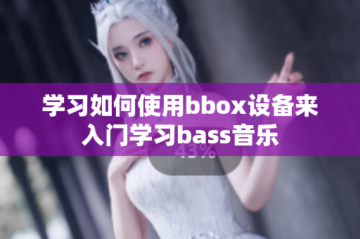 學習如何使用bbox設備來入門學習bass音樂