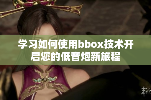 學習如何使用bbox技術(shù)開啟您的低音炮新旅程