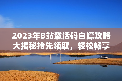 2023年B站激活碼白嫖攻略大揭秘?fù)屜阮I(lǐng)取，輕松暢享精彩內(nèi)容