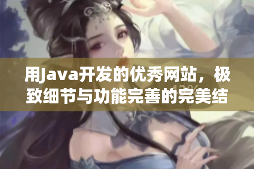 用Java開發(fā)的優(yōu)秀網(wǎng)站，極致細節(jié)與功能完善的完美結(jié)合