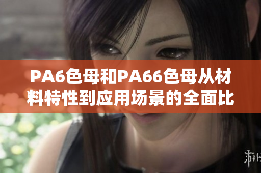 PA6色母和PA66色母從材料特性到應用場景的全面比較