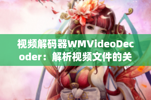 視頻解碼器WMVideoDecoder：解析視頻文件的關鍵組件(1)