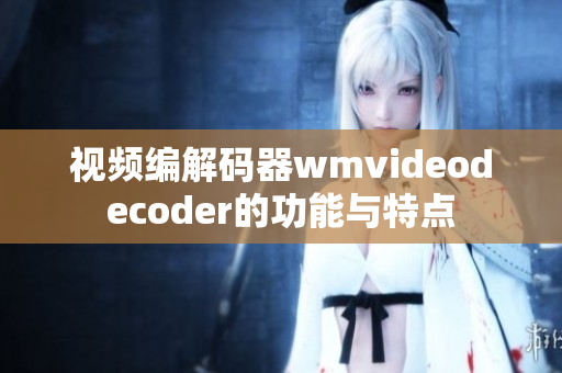 視頻編解碼器wmvideodecoder的功能與特點(diǎn)